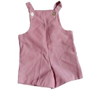 Vintage Sears Boys Pinstripe Overall Shorts.  Size 3T